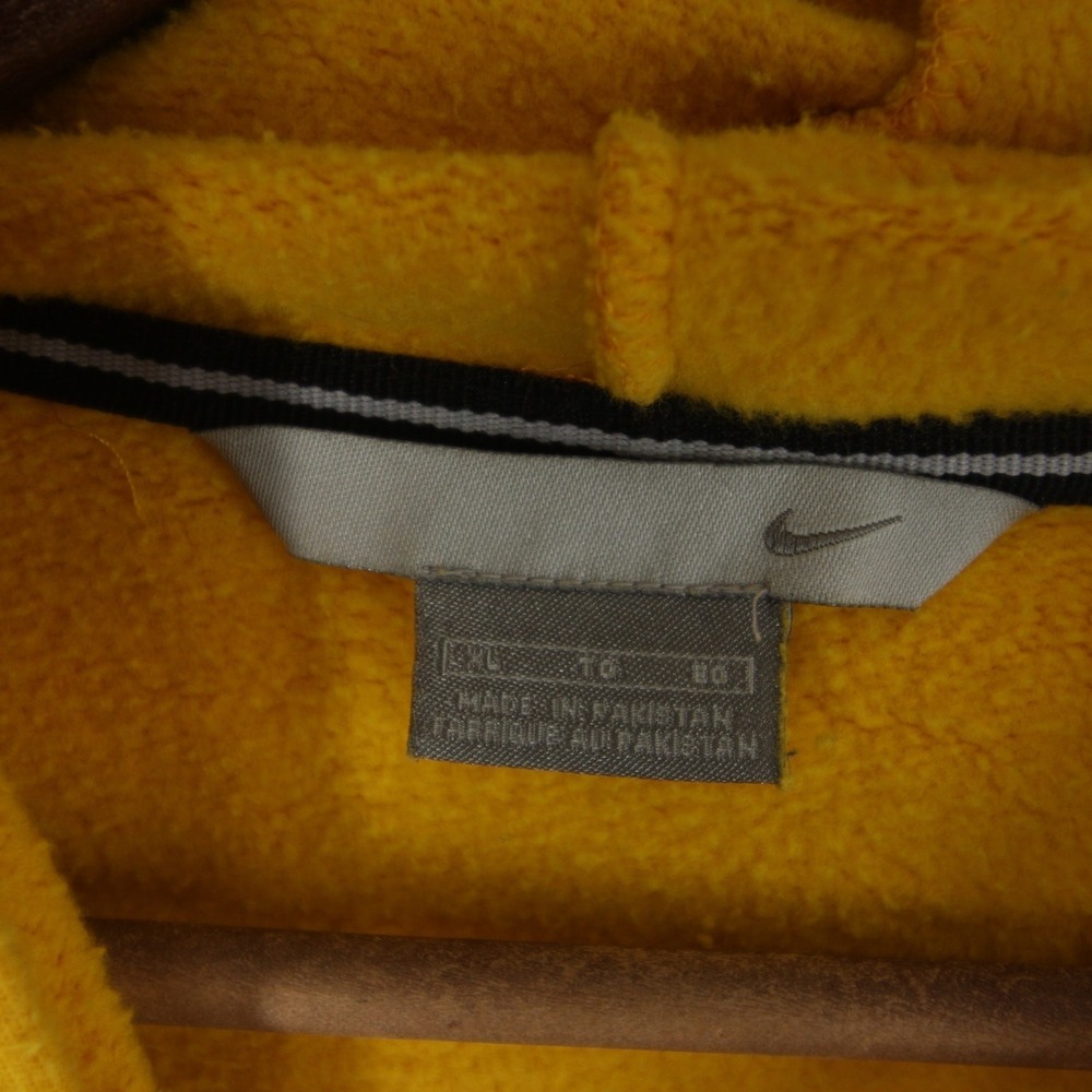 Vintage Nike Hoodie Mens XL Yellow Oregon Patches There Is No Finish Line - Picture 9 of 12